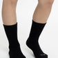 TRIPACK CALCETIN SOQUETES DE ALGODÓN NEGRO DE UNISEX