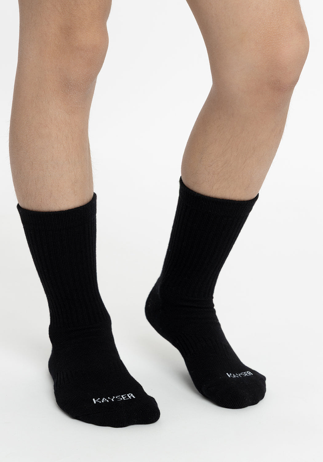 TRIPACK CALCETIN SOQUETES DE ALGODÓN NEGRO DE UNISEX