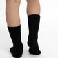 TRIPACK CALCETIN SOQUETES DE ALGODÓN NEGRO DE UNISEX