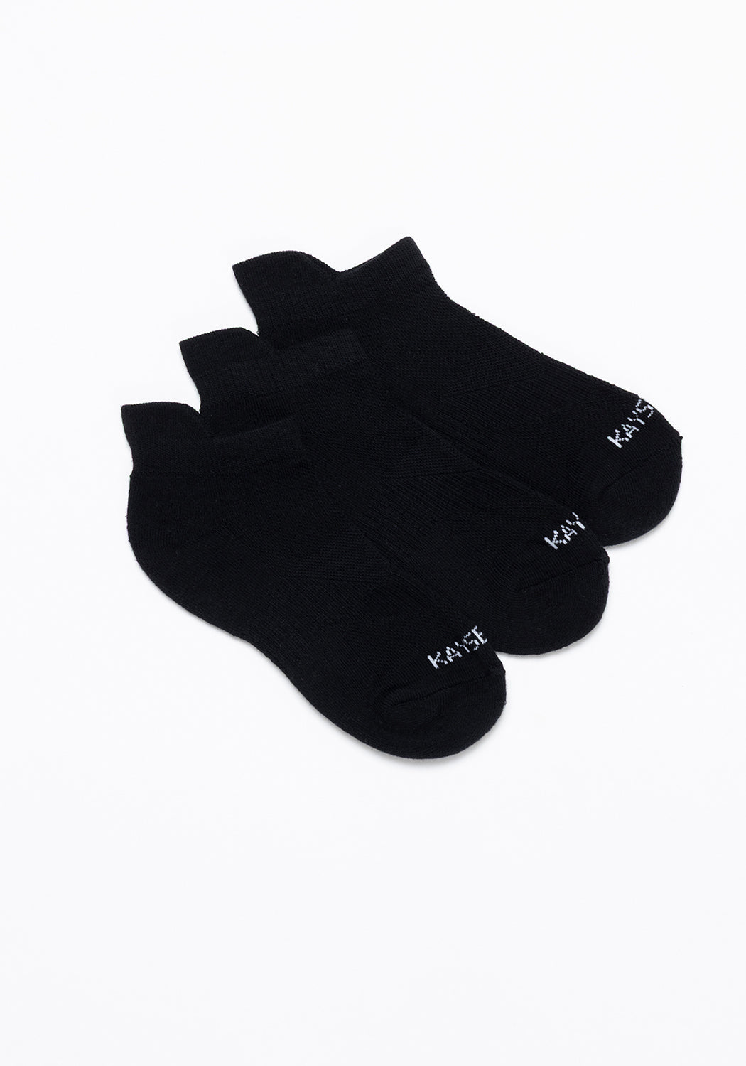 TRIPACK CALCETIN TOBILLEROS DE ALGODÓN NEGRO DE UNISEX