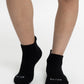 TRIPACK CALCETIN TOBILLEROS DE ALGODÓN NEGRO DE UNISEX