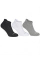 TRIPACK CALCETIN TOBILLEROS ALGODÓN NEGRO/GRIS/BLANCO UNISEX