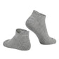 TRIPACK CALCETIN TOBILLEROS ALGODÓN NEGRO/GRIS/BLANCO UNISEX