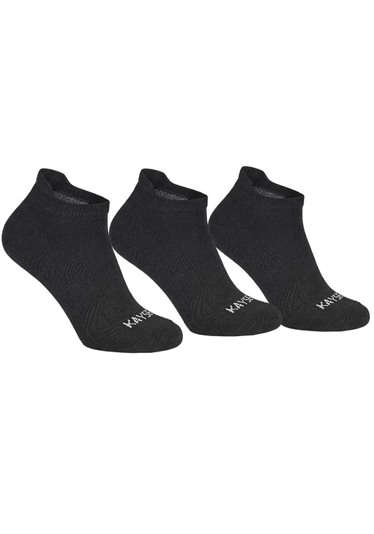 TRIPACK CALCETIN TOBILLEROS ALGODÓN NEGRO/GRIS/BLANCO UNISEX