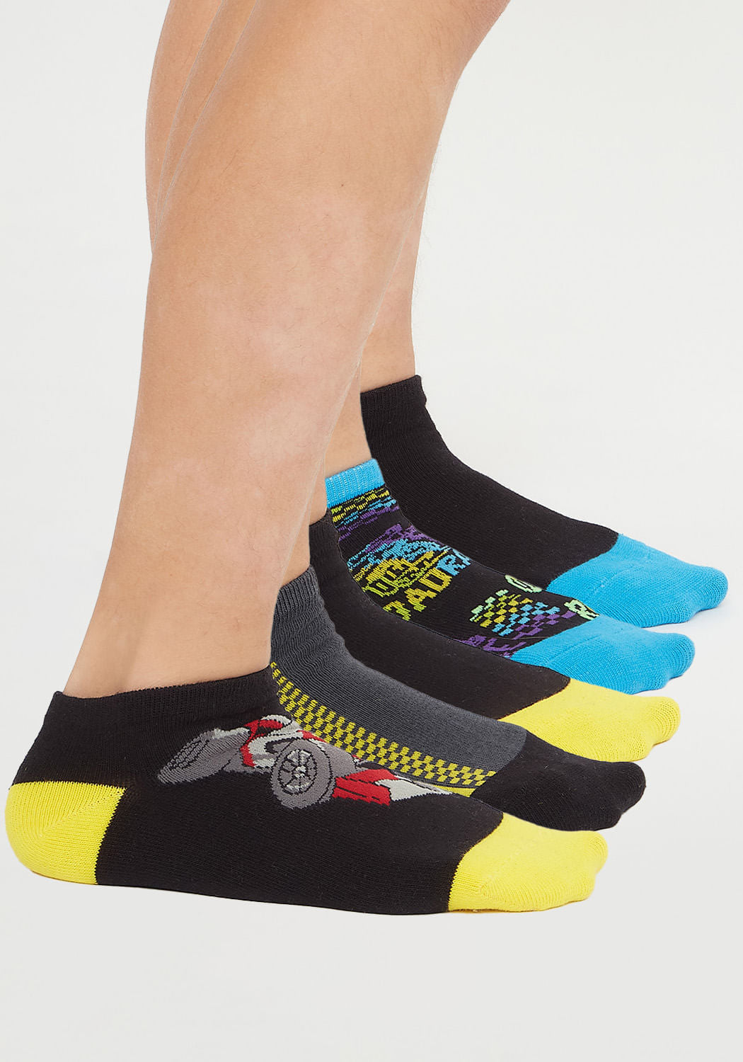 PACK 5 CALCETIN TOBILLEROS ALGODÓN