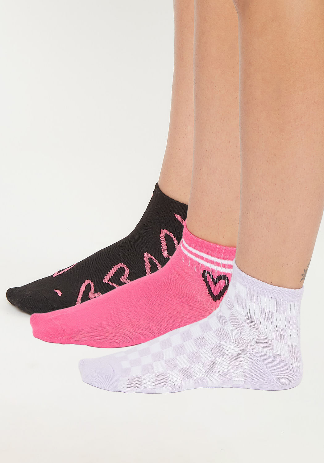 TRIPACK CALCETIN TOBILLEROS POLIESTER RECICLADO