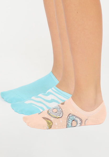 TRIPACK CALCETIN INVISIBLE ALGODÓN