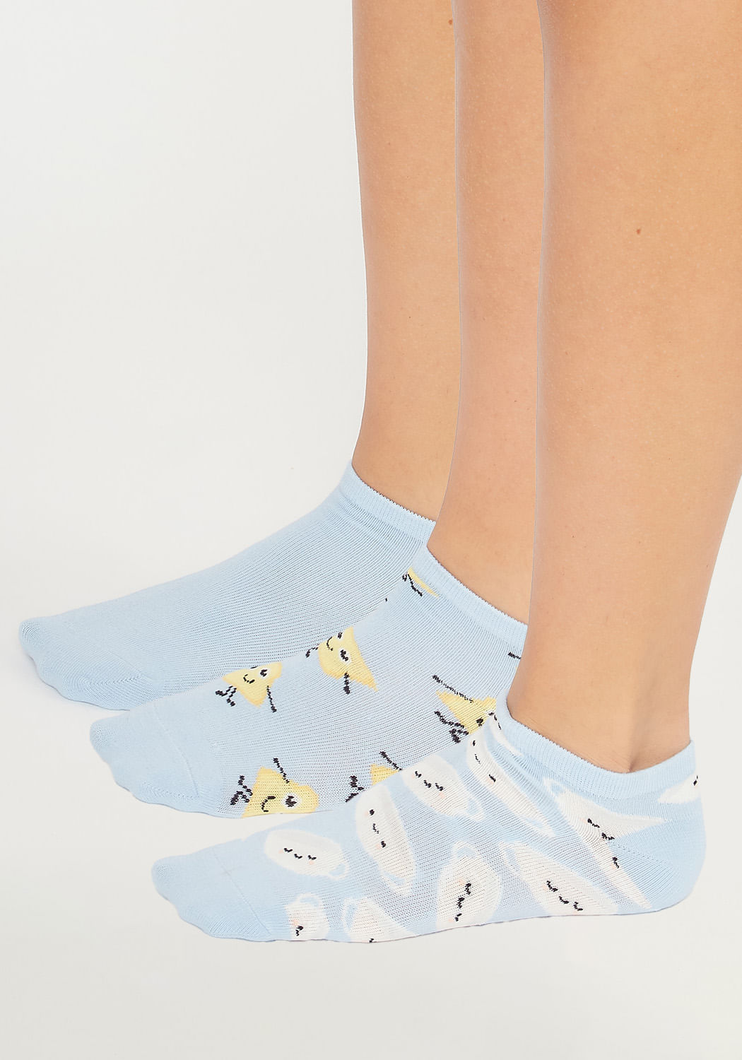 TRIPACK CALCETIN TOBILLEROS ALGODÓN