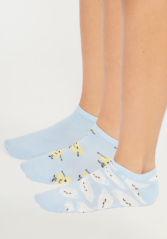TRIPACK CALCETIN TOBILLEROS ALGODÓN