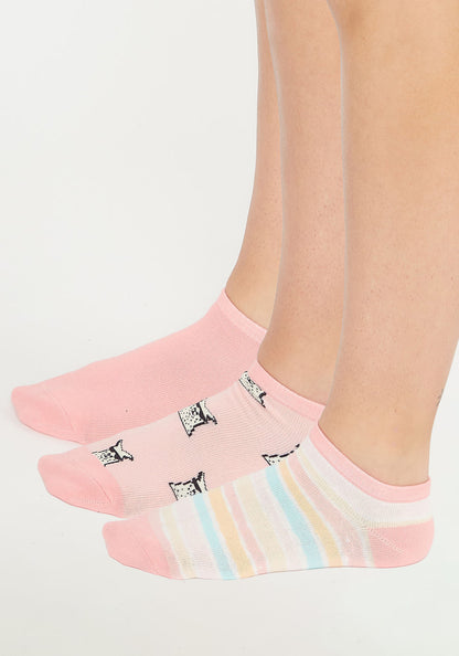 TRIPACK CALCETIN TOBILLEROS ALGODÓN