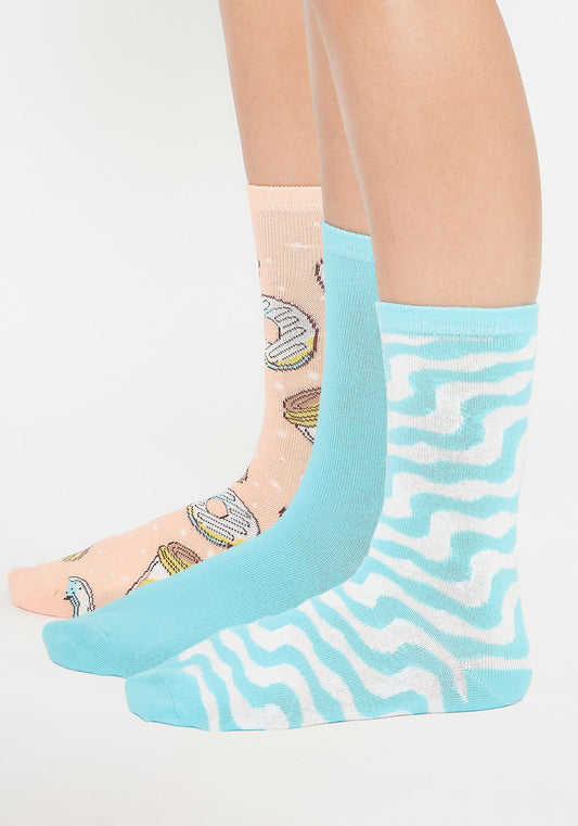 TRIPACK CALCETIN SOQUETES ALGODÓN