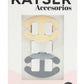 CLIPS PARA TIRANTES 3 PIEZAS PIEL DE MUJER