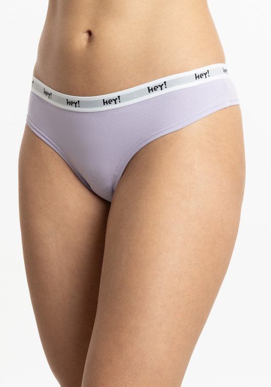 COLALESS DE ALGODÓN HEY LILA DE MUJER