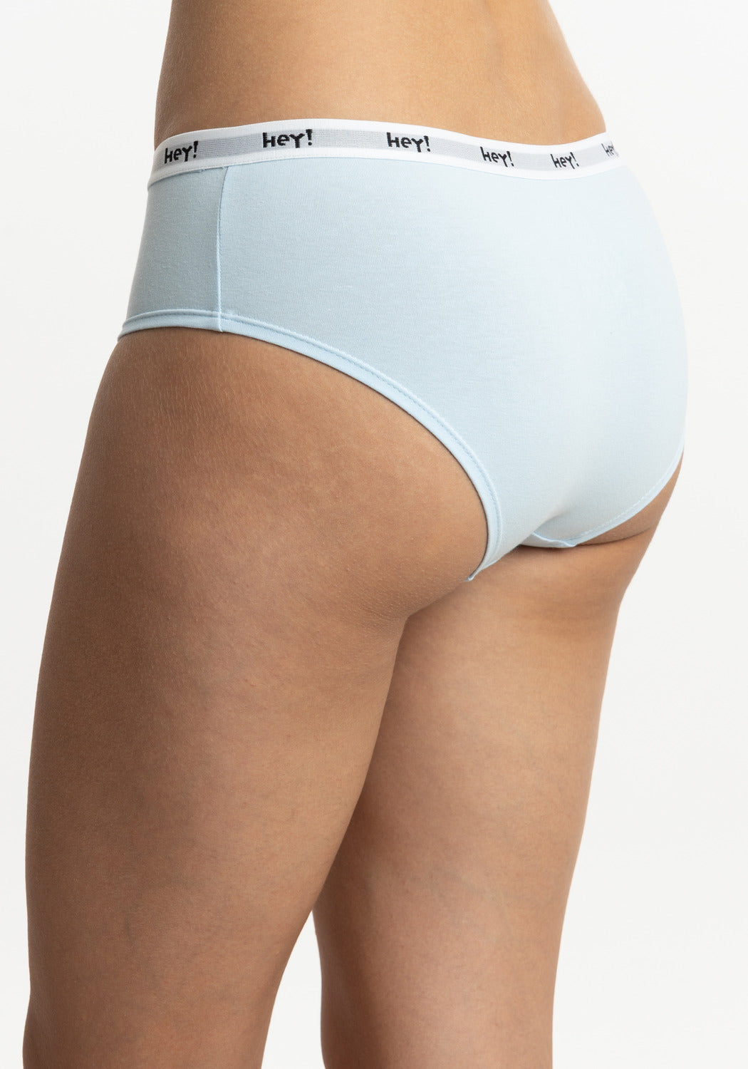 PANTALETA DE ALGODÓN HEY CELESTE DE MUJER