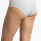 PANTALETA DE ALGODÓN HEY GRIS DE MUJER