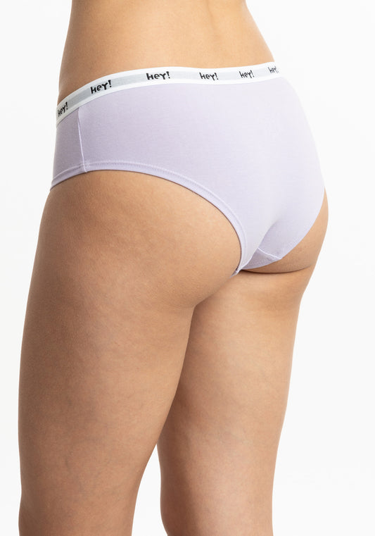 PANTALETA DE ALGODÓN HEY LILA DE MUJER