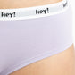 PANTALETA DE ALGODÓN HEY LILA DE MUJER