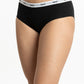 PANTALETA DE ALGODÓN HEY NEGRO DE MUJER