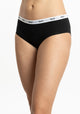 PANTALETA DE ALGODÓN HEY NEGRO DE MUJER