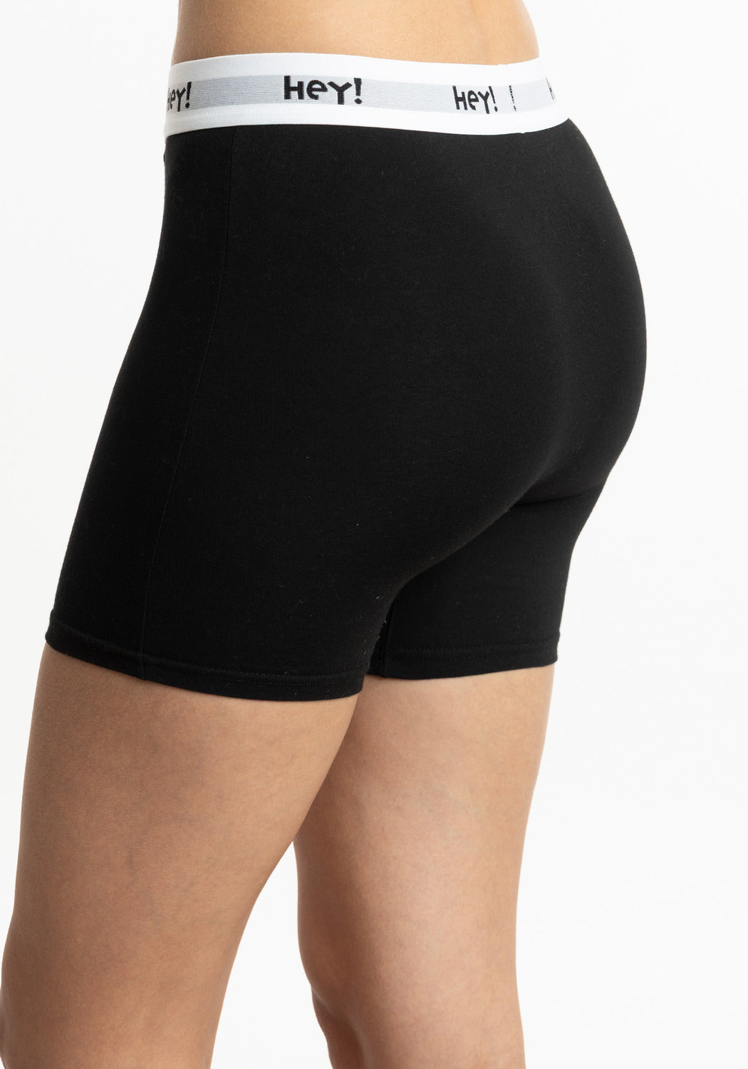BÓXER DE MUJER ALGODÓN HEY NEGRO DE MUJER