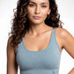 PETO SIN COSTURA HEY AZUL DE MUJER