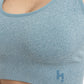 PETO SIN COSTURA HEY AZUL DE MUJER