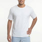 POLERA MANGA CORTA DE ALGODÓN HEY BLANCO DE HOMBRE