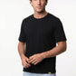 POLERA MANGA CORTA DE ALGODÓN HEY NEGRO DE HOMBRE