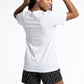 POLERA MANGA CORTA DE ALGODÓN HEY BLANCO DE MUJER