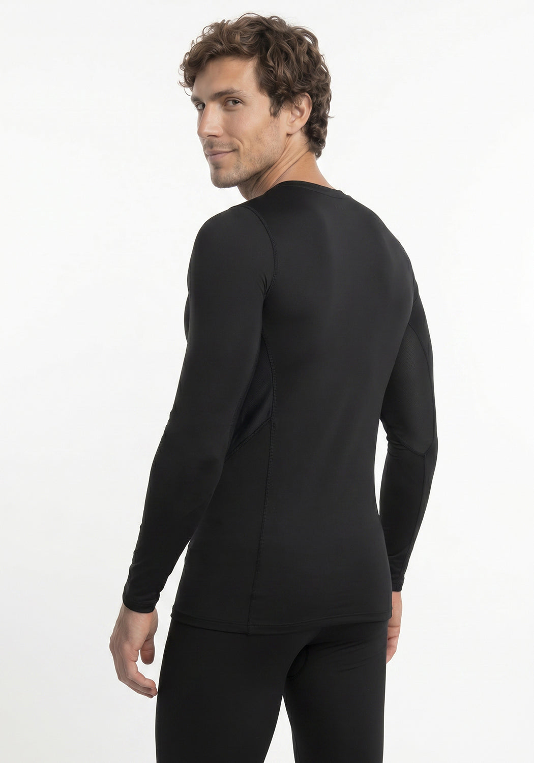 CAMISETA DE MICROFIBRA HEY NEGRO DE HOMBRE