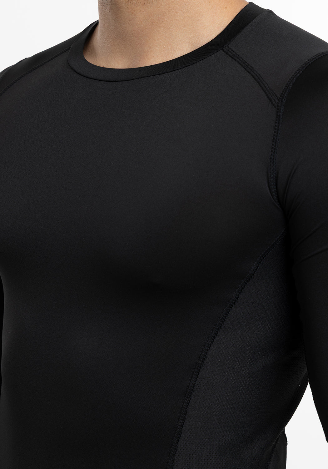 CAMISETA DE MICROFIBRA HEY NEGRO DE HOMBRE