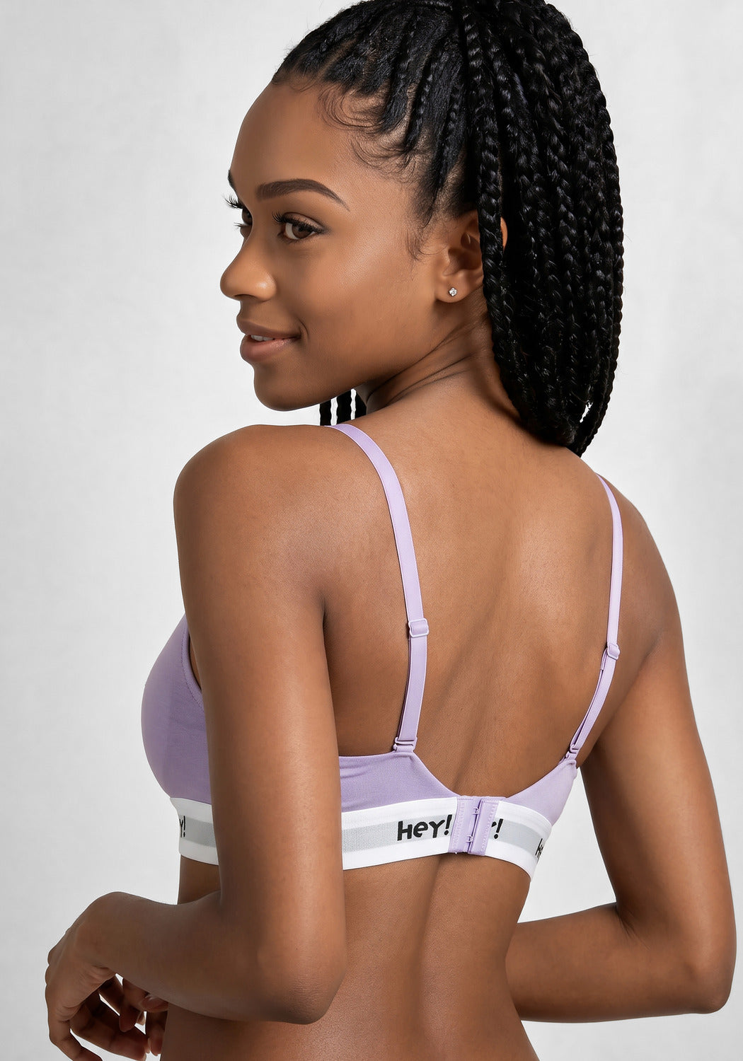 SOSTÉN CON BRALETTE ALGODÓN HEY LILA DE MUJER