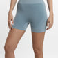 CALZA CORTA SEAMLESS HEY AZUL DE MUJER