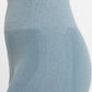 CALZA CORTA SEAMLESS HEY AZUL DE MUJER