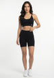 CALZA CORTA SEAMLESS HEY NEGRO DE MUJER
