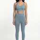 CALZA LARGA SEAMLESS HEY AZUL DE MUJER