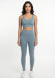 CALZA LARGA SEAMLESS HEY AZUL DE MUJER