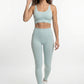 CALZA LARGA SEAMLESS HEY VERDE DE MUJER
