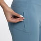 CALZA CORTA DE MICROFIBRA HEY AZUL DE MUJER