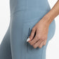 CALZA DE PATA ANCHA MICROFIBRA LARGA HEY AZUL DE MUJER