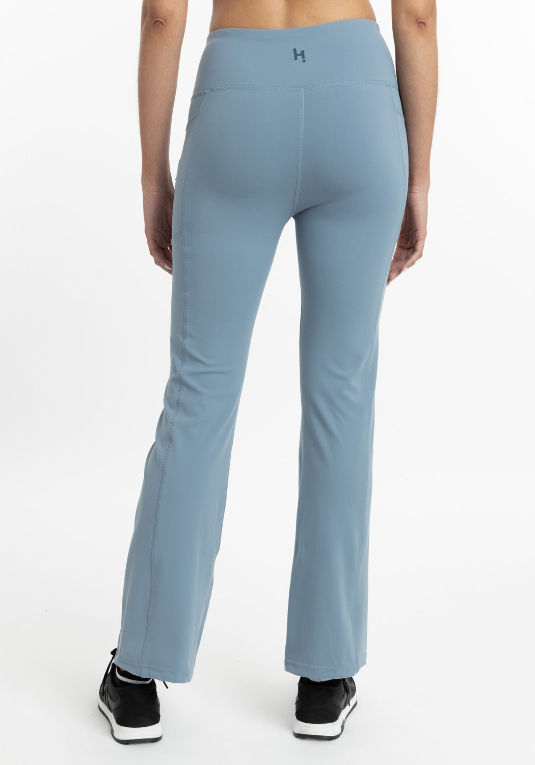 CALZA DE PATA ANCHA MICROFIBRA LARGA HEY AZUL DE MUJER