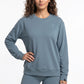 POLERON DEPORTIVO HEY AZUL DE MUJER