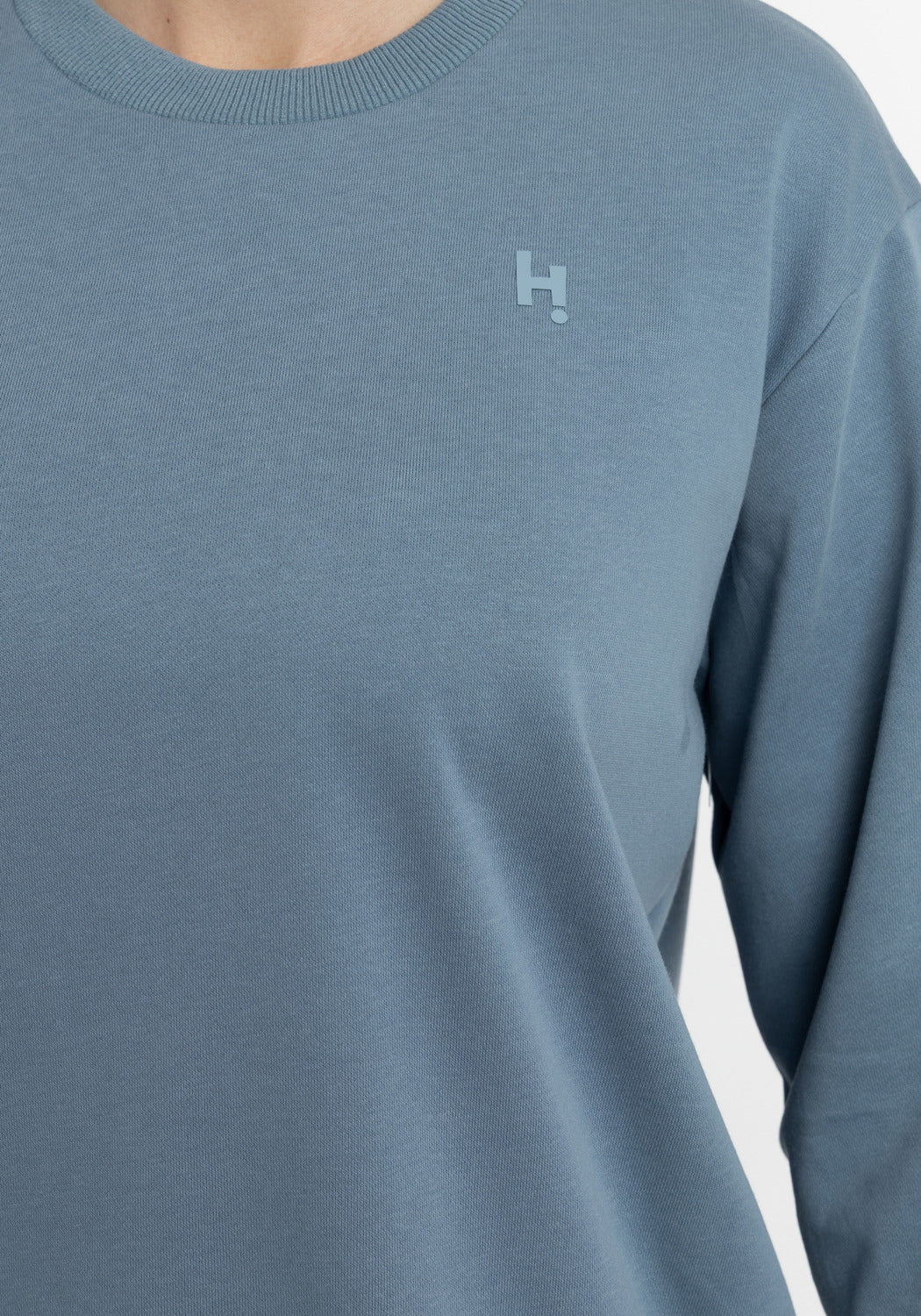 POLERON DEPORTIVO HEY AZUL DE MUJER