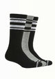 TRIPACK SOQUETE ALGODON NEGRO