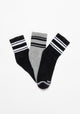TRIPACK CALCETIN QUARTER DE ANKLE ALGODÓN HEY NEGRO DE HOMBRE