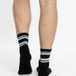 TRIPACK CALCETIN QUARTER DE ANKLE ALGODÓN HEY NEGRO DE HOMBRE