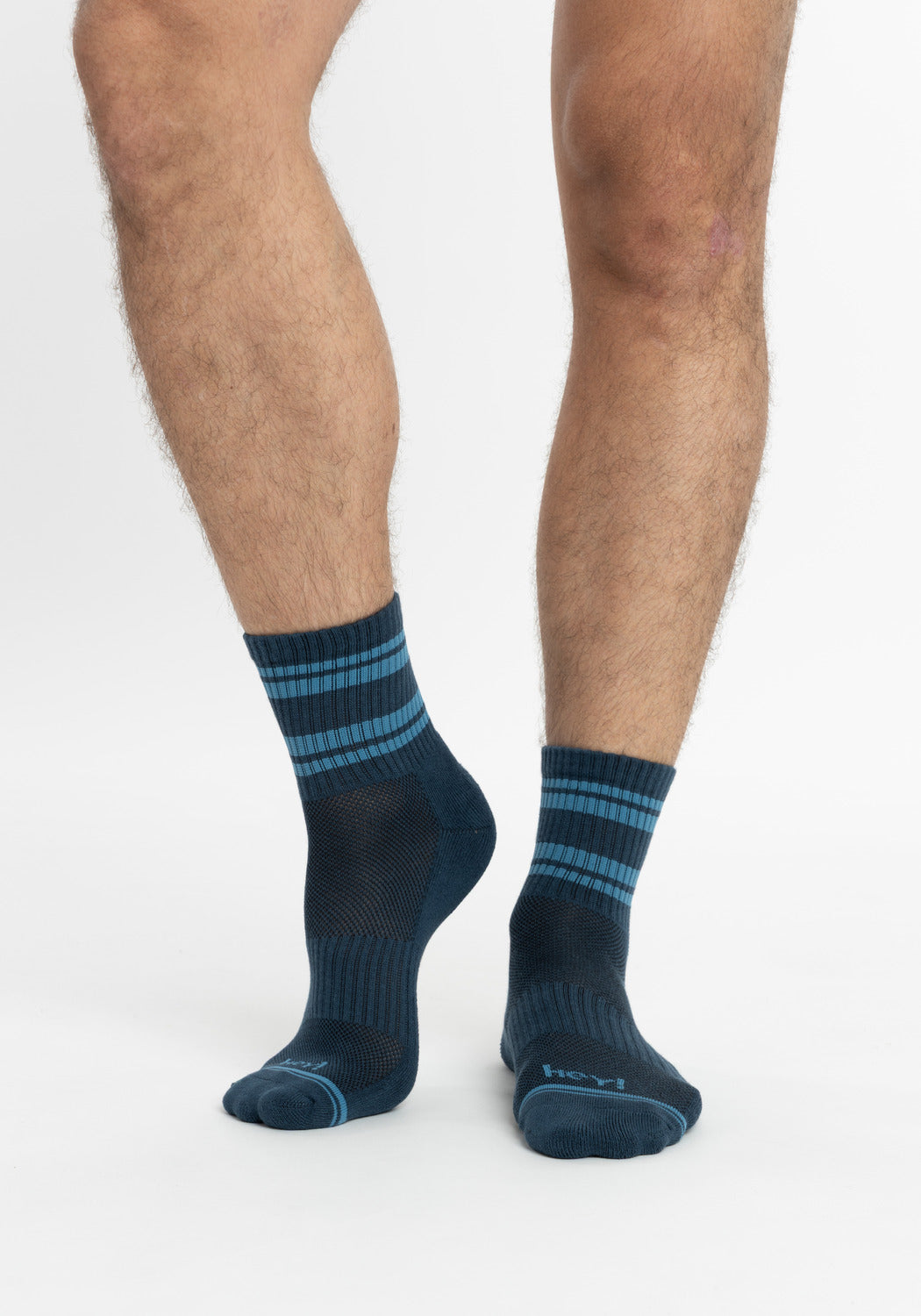 TRIPACK CALCETIN QUARTER DE ANKLE ALGODÓN HEY SURTIDO DE HOMBRE
