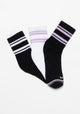 TRIPACK CALCETIN QUARTER ANKLE DE ALGODÓN HEY NEGRO DE MUJER