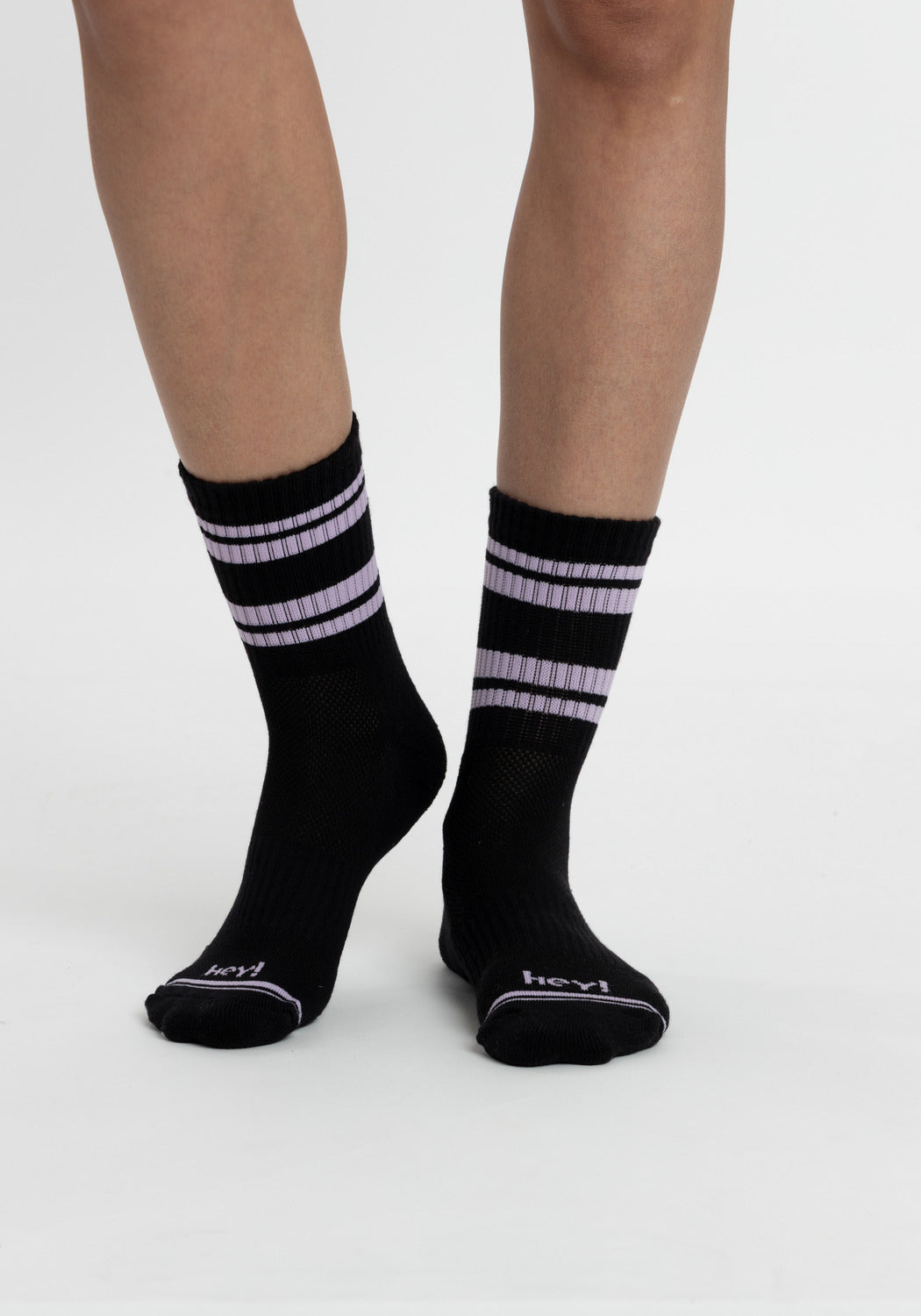 TRIPACK CALCETIN QUARTER ANKLE DE ALGODÓN HEY NEGRO DE MUJER