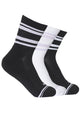 TRIPACK QUARTER ANKLE ALGODON HEY NEGRO